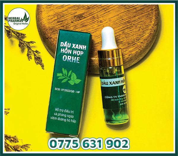Dầu Xanh Hỗn Hợp ORHE Chai 3ml